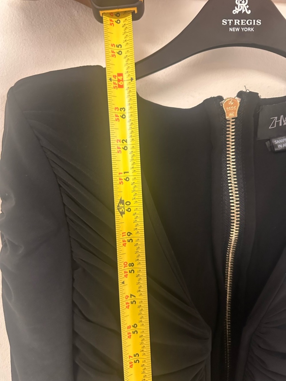 Zhivago Elegant Black Long Sleeve Dress - Picture 5 of 9
